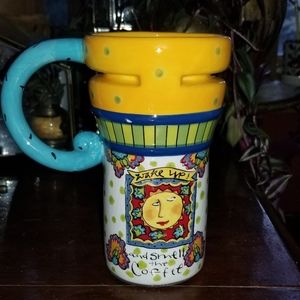 Large whimsical coffee/ tea mug
